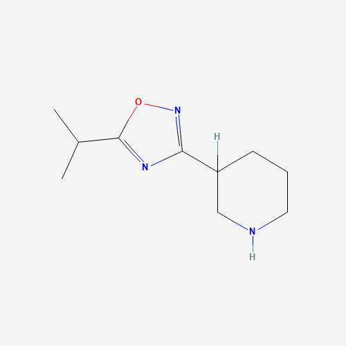 3-piperidin-3-yl-5-propan-2-yl-1,2,4-oxadiazole (CAS: 1251999-18-4) - Related Chemical Product
