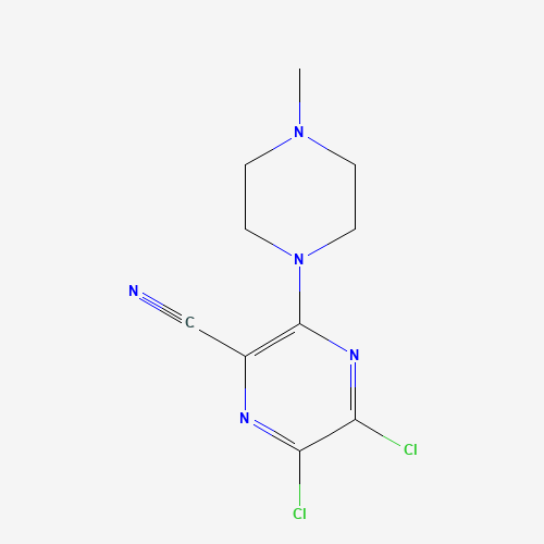 5,6-dichloro-3-(4-methylpiperazin-1-yl)pyrazine-2-carbonitrile (CAS: 90601-44-8) - Related Chemical Product