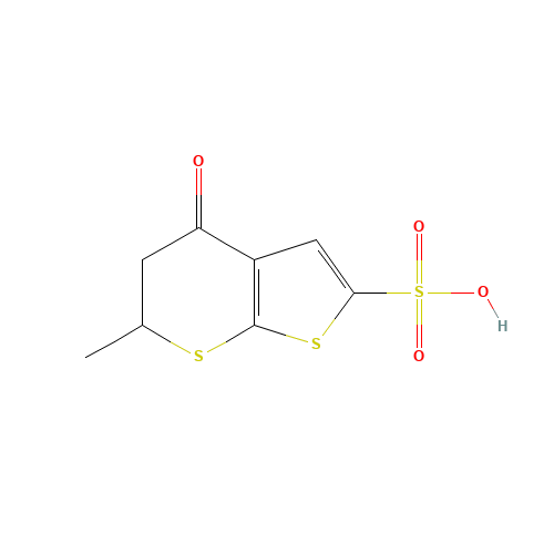 6-methyl-4-oxo-5,6-dihydrothieno[2,3-b]thiopyran-2-sulfonic acid (CAS: 120279-86-9) - Related Chemical Product