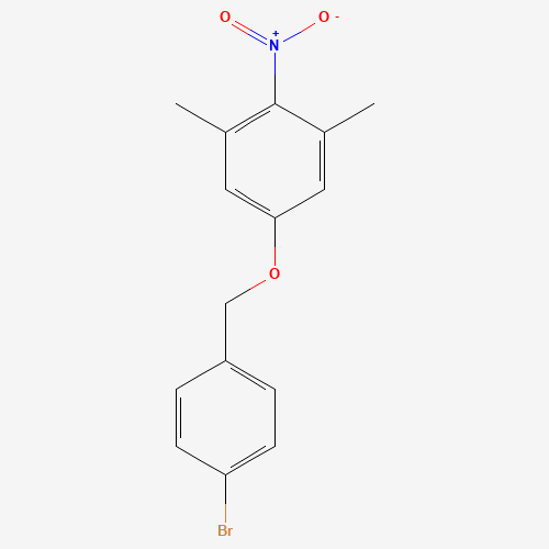 5-[(4-bromophenyl)methoxy]-1,3-dimethyl-2-nitrobenzene (CAS: 1202160-74-4) - Related Chemical Product