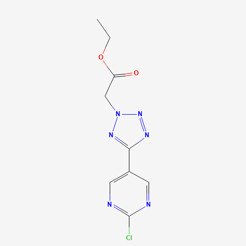 ethyl 2-[5-(2-chloropyrimidin-5-yl)tetrazol-2-yl]acetate (CAS: 1241897-97-1) - Related Chemical Product