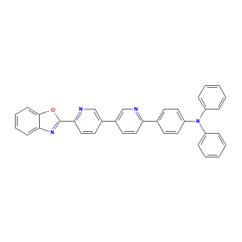 4-[5-[6-(1,3-benzoxazol-2-yl)pyridin-3-yl]pyridin-2-yl]-N,N-diphenylaniline (CAS: 1365756-94-0) - Related Chemical Product