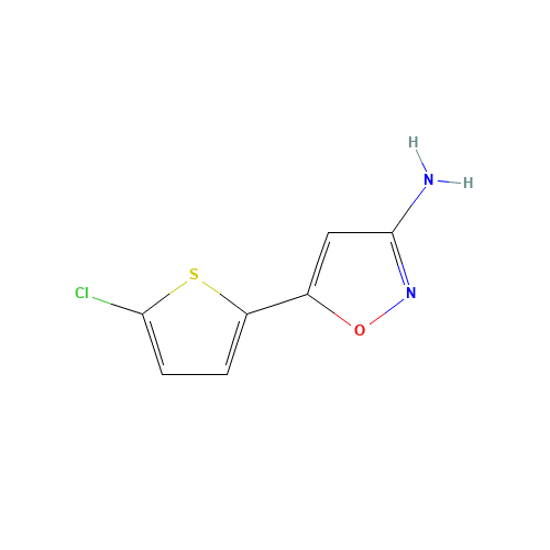 5-(5-chlorothiophen-2-yl)-1,2-oxazol-3-amine (CAS: 1267318-33-1) - Related Chemical Product