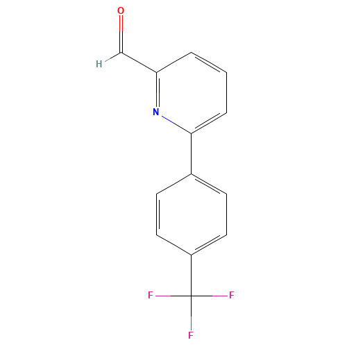 6-[4-(trifluoromethyl)phenyl]pyridine-2-carbaldehyde (CAS: 638214-10-5) - Related Chemical Product