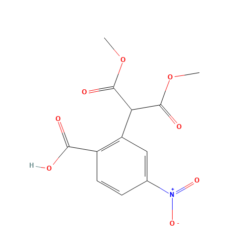 2-(1,3-dimethoxy-1,3-dioxopropan-2-yl)-4-nitrobenzoic acid (CAS: 186390-71-6) - Related Chemical Product