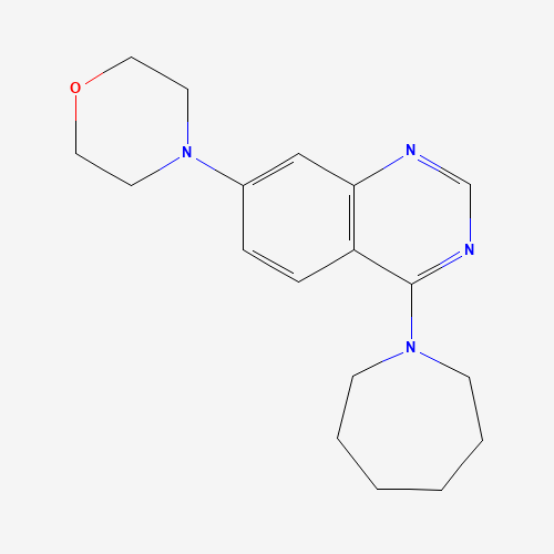 4-[4-(azepan-1-yl)quinazolin-7-yl]morpholine (CAS: 1334600-92-8) - Related Chemical Product