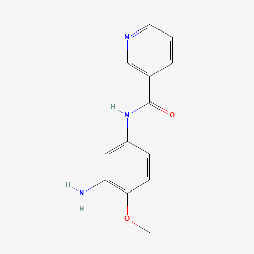 N-(3-amino-4-methoxyphenyl)pyridine-3-carboxamide (CAS: 1082174-52-4) - Related Chemical Product