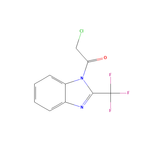 2-chloro-1-[2-(trifluoromethyl)benzimidazol-1-yl]ethanone (CAS: 1011416-32-2) - Related Chemical Product