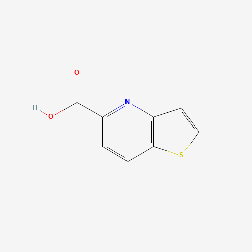 thieno[3,2-b]pyridine-5-carboxylic acid (CAS: 56473-92-8) - Chemical Structure and Molecular Formula 