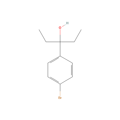 3-(4-bromophenyl)pentan-3-ol (CAS: 850918-14-8) - Related Chemical Product