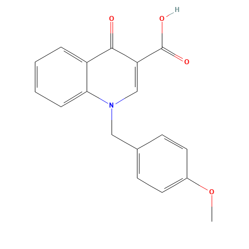 1-[(4-methoxyphenyl)methyl]-4-oxoquinoline-3-carboxylic acid (CAS: 338747-41-4) - Related Chemical Product