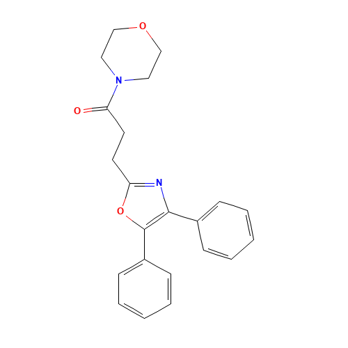 3-(4,5-diphenyl-1,3-oxazol-2-yl)-1-morpholin-4-ylpropan-1-one (CAS: 34015-84-4) - Related Chemical Product