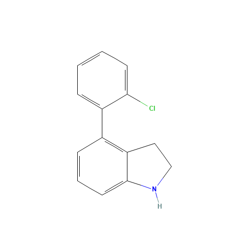 4-(2-chlorophenyl)-2,3-dihydro-1H-indole (CAS: 1383974-38-6) - Related Chemical Product