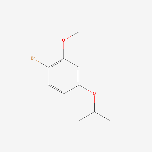 1-bromo-2-methoxy-4-propan-2-yloxybenzene (CAS: 176391-61-0) - Chemical Structure and Molecular Formula 