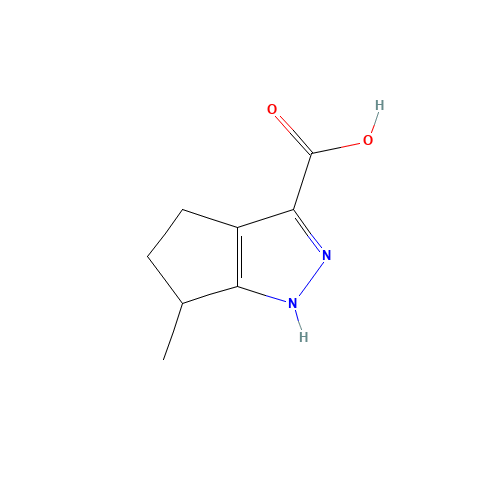 6-methyl-1,4,5,6-tetrahydrocyclopenta[c]pyrazole-3-carboxylic acid (CAS: 856256-49-0) - Related Chemical Product