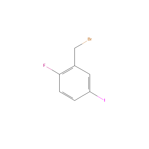 2-(bromomethyl)-1-fluoro-4-iodobenzene (CAS: 442910-33-0) - Related Chemical Product