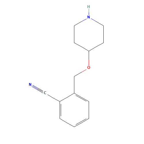 2-(piperidin-4-yloxymethyl)benzonitrile (CAS: 1098352-41-0) - Related Chemical Product