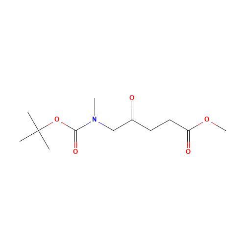 methyl 5-[methyl-[(2-methylpropan-2-yl)oxycarbonyl]amino]-4-oxopentanoate (CAS: 532410-43-8) - Related Chemical Product