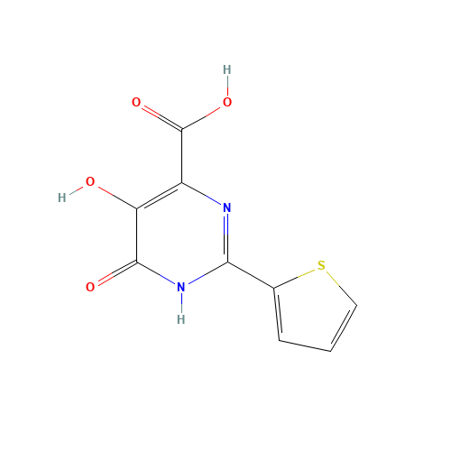 5-hydroxy-4-oxo-2-thiophen-2-yl-1H-pyrimidine-6-carboxylic acid (CAS: 391680-79-8) - Related Chemical Product