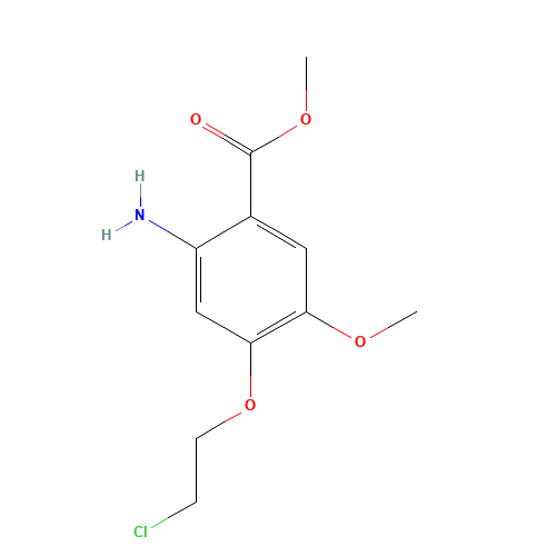 methyl 2-amino-4-(2-chloroethoxy)-5-methoxybenzoate (CAS: 214470-60-7) - Related Chemical Product