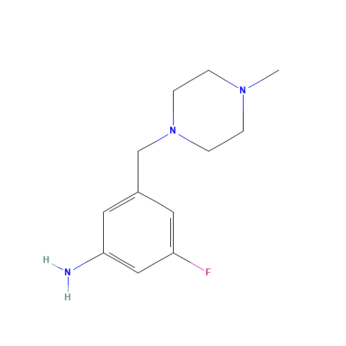 3-fluoro-5-[(4-methylpiperazin-1-yl)methyl]aniline (CAS: 1442474-01-2) - Related Chemical Product