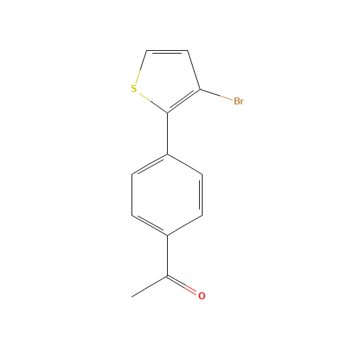 1-[4-(3-bromothiophen-2-yl)phenyl]ethanone (CAS: 937796-01-5) - Related Chemical Product