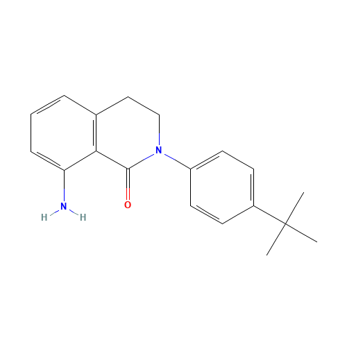 8-amino-2-(4-tert-butylphenyl)-3,4-dihydroisoquinolin-1-one (CAS: 846055-88-7) - Related Chemical Product