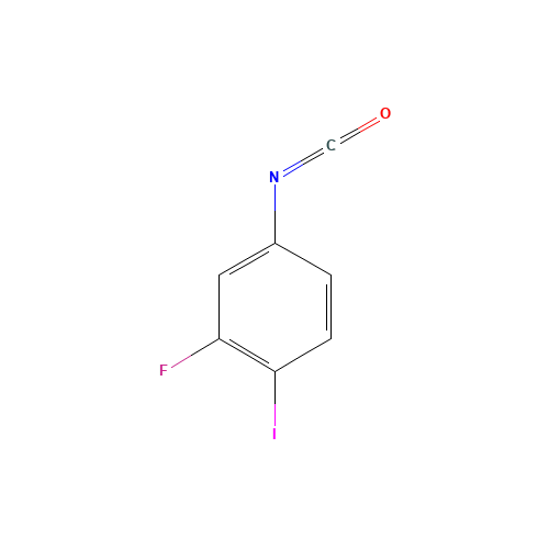 2-fluoro-1-iodo-4-isocyanatobenzene (CAS: 1261441-79-5) - Related Chemical Product