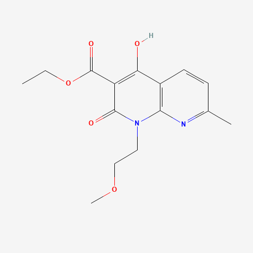 ethyl 4-hydroxy-1-(2-methoxyethyl)-7-methyl-2-oxo-1,8-naphthyridine-3-carboxylate (CAS: 1253791-96-6) - Related Chemical Product