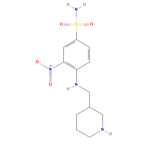 3-nitro-4-(piperidin-3-ylmethylamino)benzenesulfonamide (CAS: 1257048-23-9) - Related Chemical Product