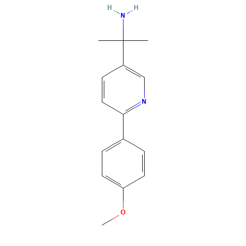 2-[6-(4-methoxyphenyl)pyridin-3-yl]propan-2-amine (CAS: 1260503-86-3) - Related Chemical Product