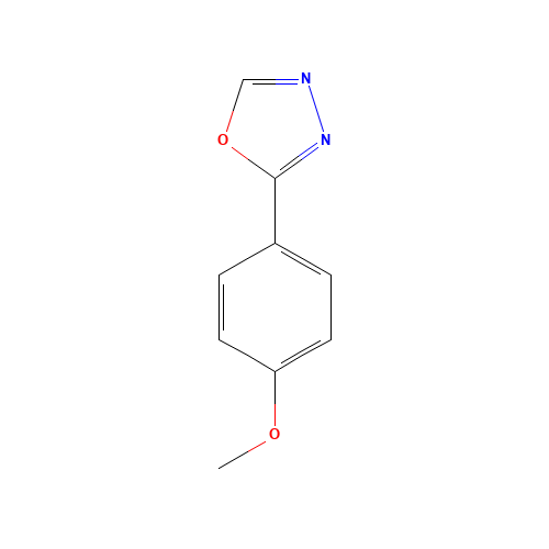 2-(4-methoxyphenyl)-1,3,4-oxadiazole (CAS: 829-35-6) - Related Chemical Product