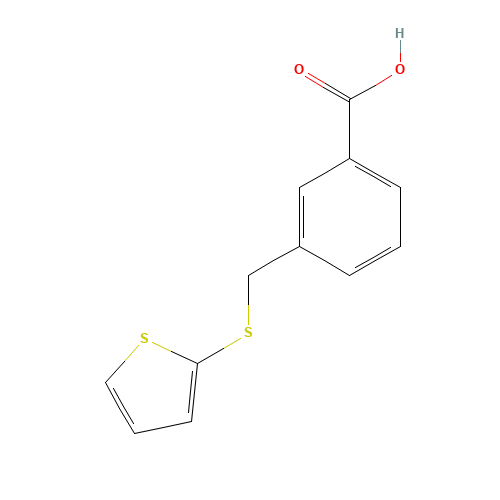 3-(thiophen-2-ylsulfanylmethyl)benzoic acid (CAS: 845266-20-8) - Related Chemical Product