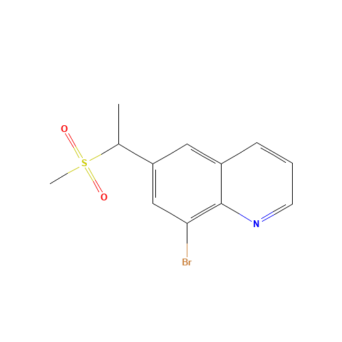 8-bromo-6-(1-methylsulfonylethyl)quinoline (CAS: 346629-98-9) - Related Chemical Product