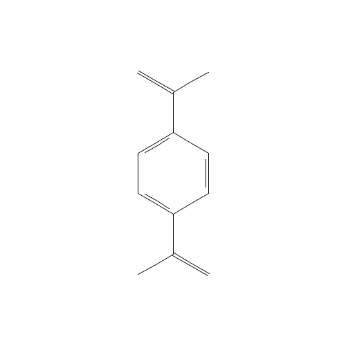1,4-bis(prop-1-en-2-yl)benzene (CAS: 1605-18-1) - Chemical Structure and Molecular Formula 