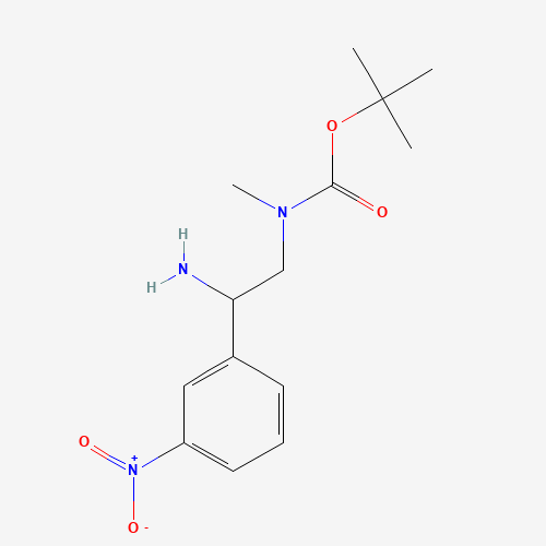 tert-butyl N-[2-amino-2-(3-nitrophenyl)ethyl]-N-methylcarbamate (CAS: 1240481-10-0) - Related Chemical Product