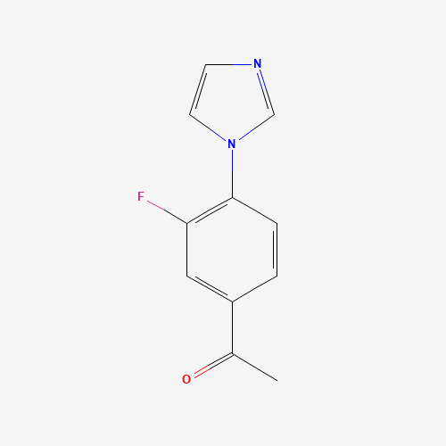 1-(3-fluoro-4-imidazol-1-ylphenyl)ethanone (CAS: 870838-82-7) - Related Chemical Product