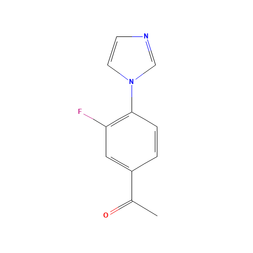 1-(3-fluoro-4-imidazol-1-ylphenyl)ethanone (CAS: 870838-82-7) - Related Chemical Product