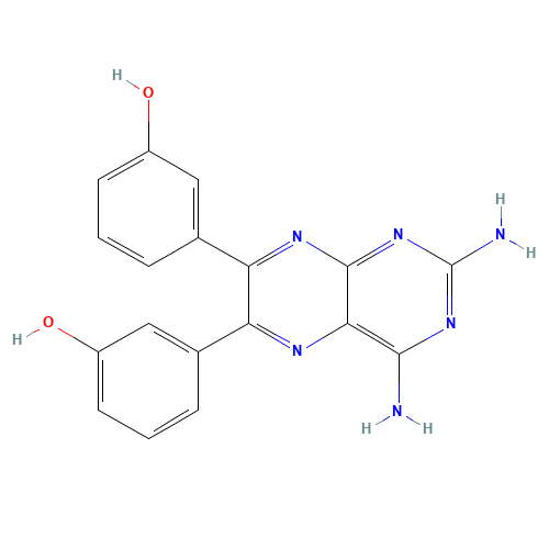 3-[2,4-diamino-7-(3-hydroxyphenyl)pteridin-6-yl]phenol (CAS: 677297-51-7) - Related Chemical Product