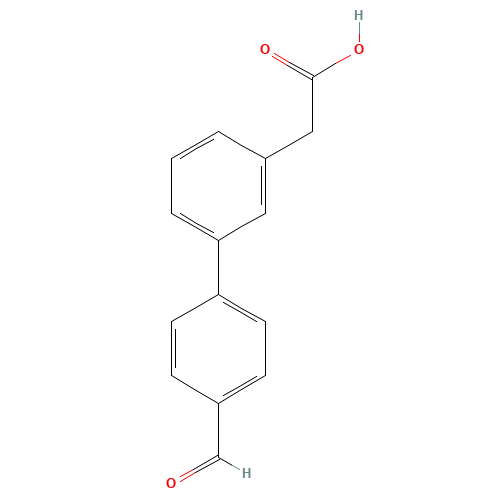 2-[3-(4-formylphenyl)phenyl]acetic acid (CAS: 669713-89-7) - Related Chemical Product