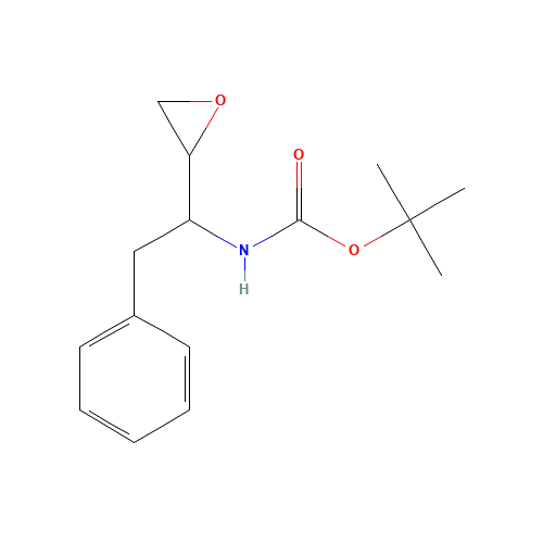 tert-butyl N-[1-(oxiran-2-yl)-2-phenylethyl]carbamate (CAS: 103127-56-6) - Related Chemical Product