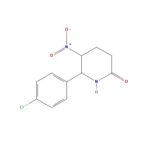 6-(4-chlorophenyl)-5-nitropiperidin-2-one (CAS: 58373-41-4) - Related Chemical Product
