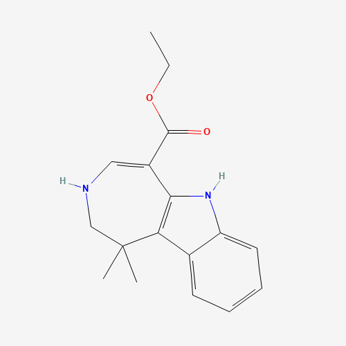 ethyl 1,1-dimethyl-3,6-dihydro-2H-azepino[4,5-b]indole-5-carboxylate (CAS: 629662-20-0) - Related Chemical Product