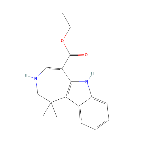 ethyl 1,1-dimethyl-3,6-dihydro-2H-azepino[4,5-b]indole-5-carboxylate (CAS: 629662-20-0) - Related Chemical Product