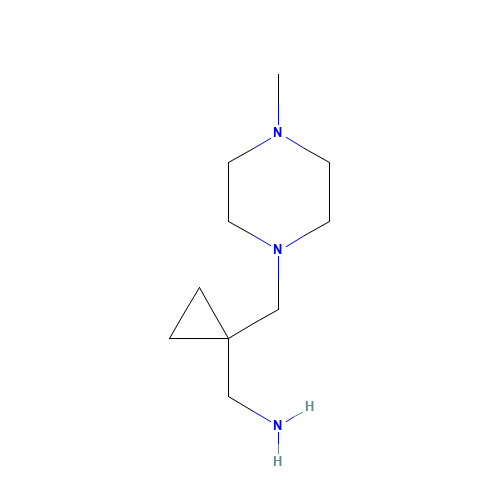 [1-[(4-methylpiperazin-1-yl)methyl]cyclopropyl]methanamine (CAS: 1015846-52-2) - Related Chemical Product
