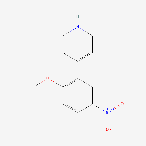 4-(2-methoxy-5-nitrophenyl)-1,2,3,6-tetrahydropyridine (CAS: 648901-31-9) - Related Chemical Product
