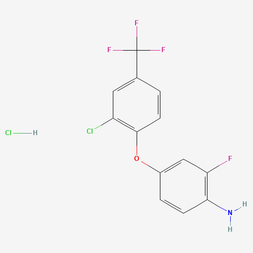4-[2-chloro-4-(trifluoromethyl)phenoxy]-2-fluoroaniline;hydrochloride (CAS: 113674-95-6) - Related Chemical Product