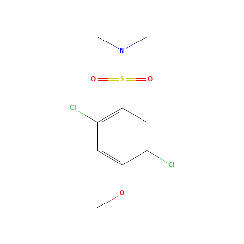 2,5-dichloro-4-methoxy-N,N-dimethylbenzenesulfonamide (CAS: 473477-25-7) - Related Chemical Product