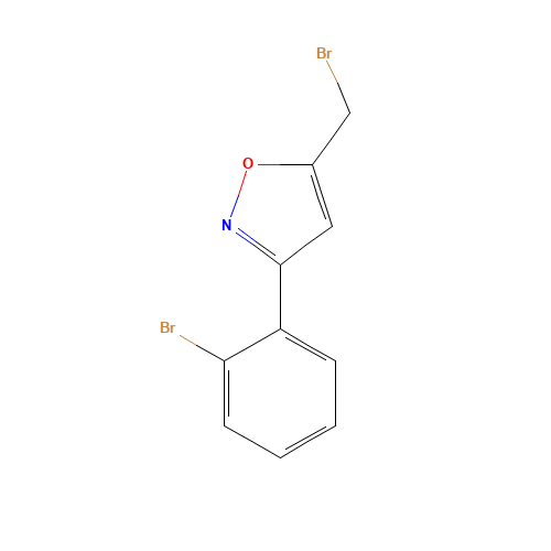 5-(bromomethyl)-3-(2-bromophenyl)-1,2-oxazole (CAS: 886363-22-0) - Related Chemical Product