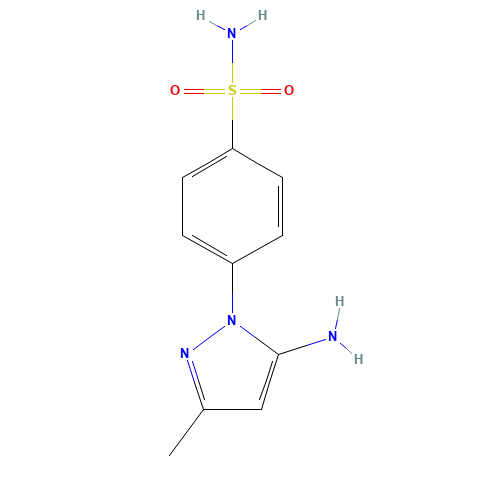 4-(5-amino-3-methylpyrazol-1-yl)benzenesulfonamide (CAS: 103038-27-3) - Related Chemical Product